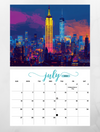 City View wall calendar