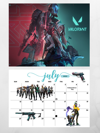 Valorant wall calendar