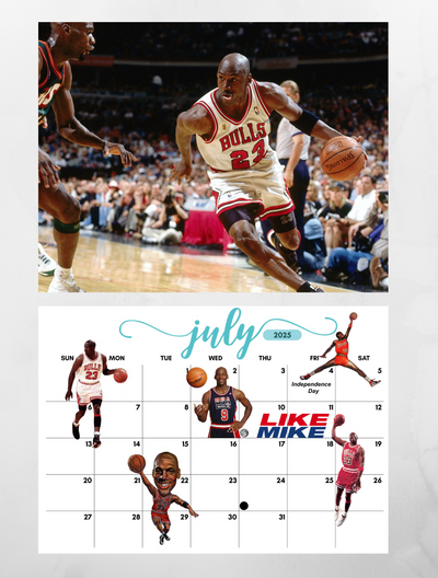 Like Mike 2025 wall calendar