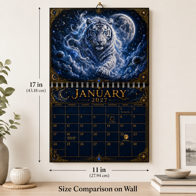 Galactic Animal Spirits 2027 Wall Calendar