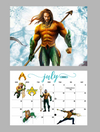 Justice league wall calendar 2025