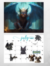 Gargoyles and Ravens 2025 Wall Calendar