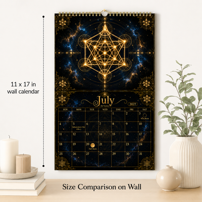 Sacred Geometry Calendar 2027