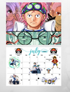 One Piece 2025 Wall Calendar