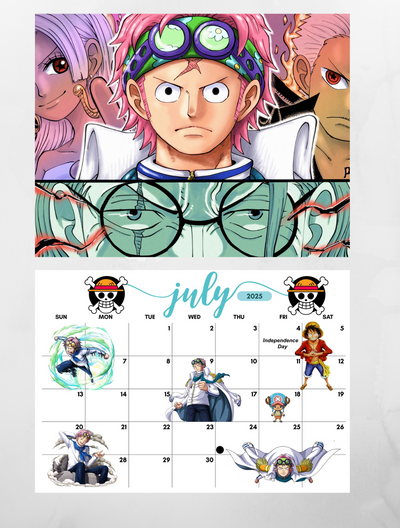 One Piece 2025 Wall Calendar