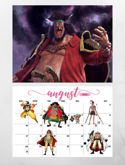 One Piece 2025 Wall Calendar