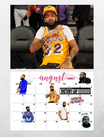 New Generation of Hip Hop 2024 Wall Calendar