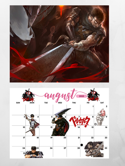 Berserk 2025 Wall Calendar