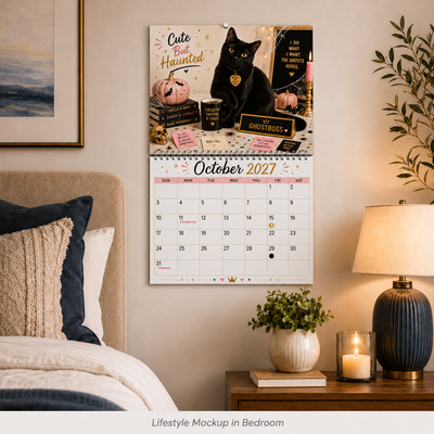 Funny Cat Attitude Wall Calendar 2027