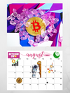 Bitcoin is king Wall calendar 2025