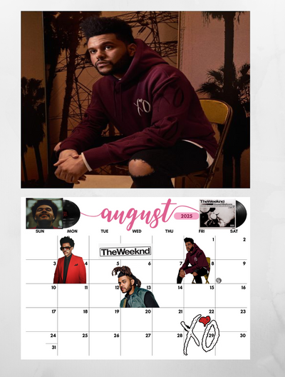 The Weeknd Wall Calendar 2025