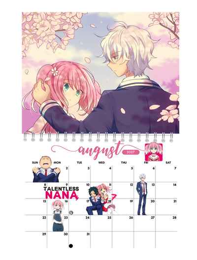 Talentless Nana Wall Calendar 2027 featured design detail — 2027 wall calendar interior artwork by Jays Calendars