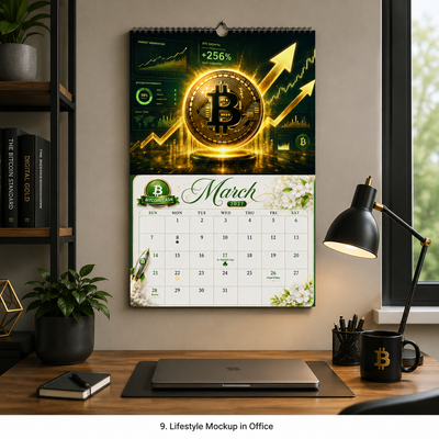 Bitcoin Is King Wall Calendar 2027