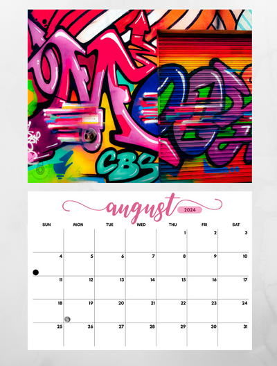 Art is life Wall Calendar 2024