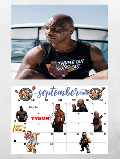 Like Mike 2025 wall calendar