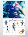 Dragonball Super Wall Calendar 2025