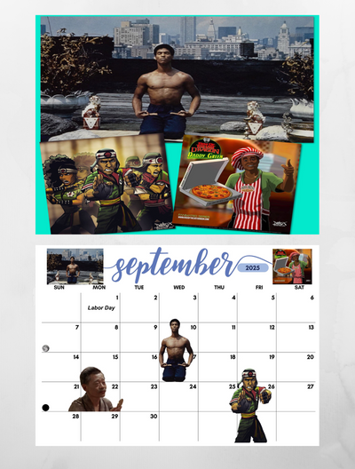 The Last Dragon 2025 Wall Calendar