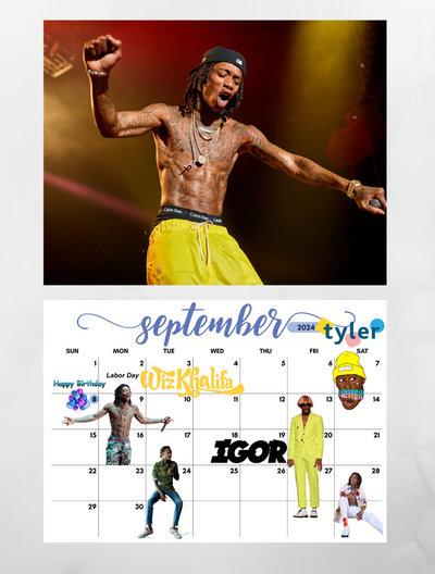 New Generation of Hip Hop 2024 Wall Calendar