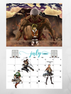 Attack of Titans calendar