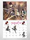 Attack of Titans calendar