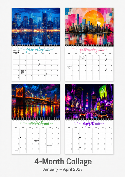 City View Wall Calendar 2027