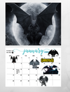 Gargoyles and Ravens 2024 Wall Calendar