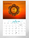 Chakra 2025 Wall Calendar