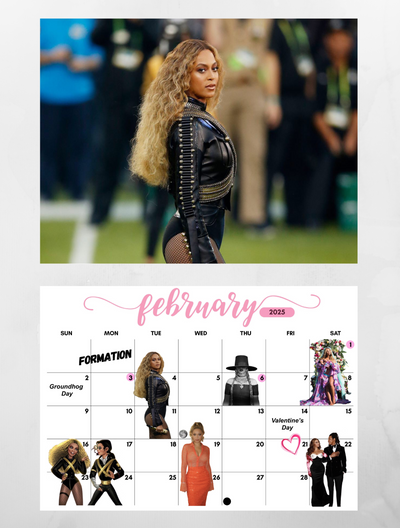 Beyonce calendar