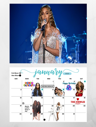 Beyonce calendar