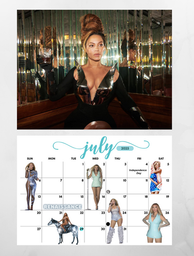 Beyonce calendar 2025