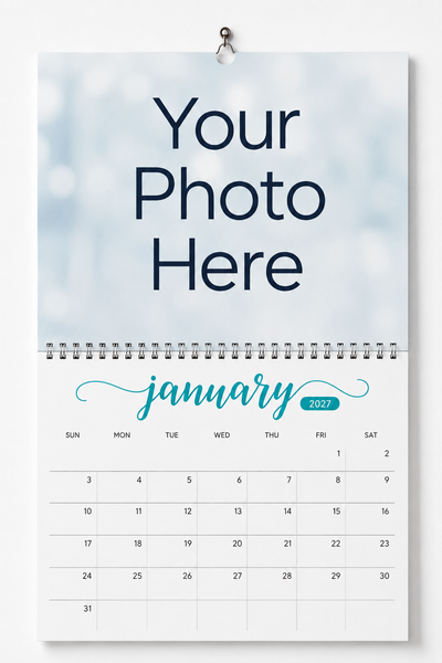 Custom Made 2027 Wall Calendar