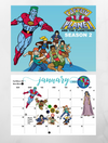 Captain Planet wall calendar