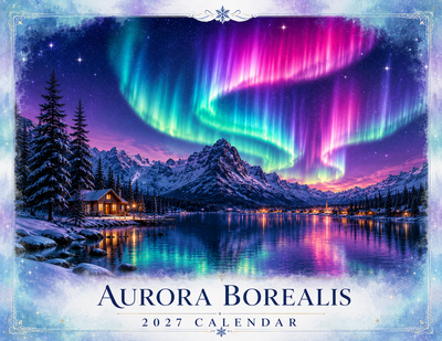 Aurora Borealis Wall Calendar 2027