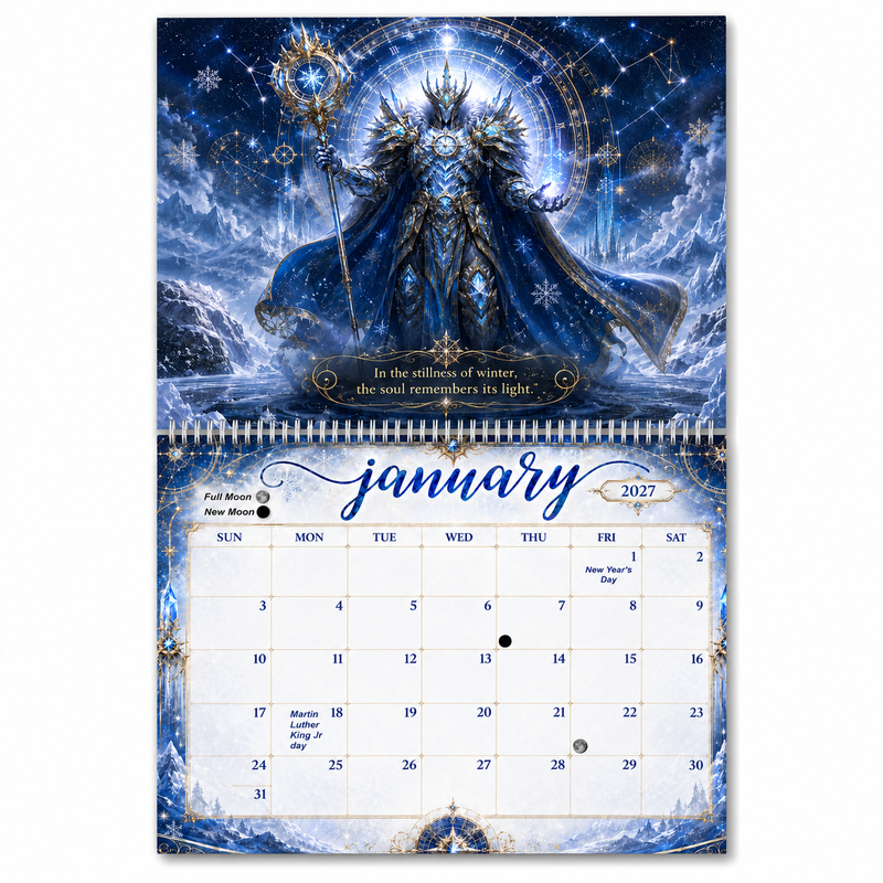 Guardians of Time 2027 Wall Calendar
