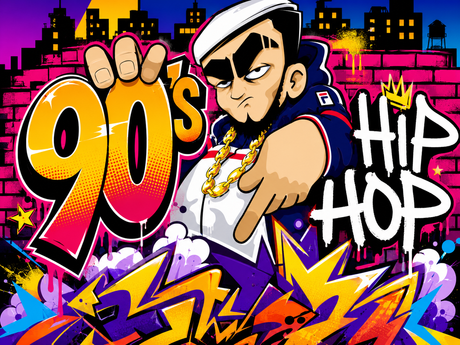 90's Hip-Hop Wall Calendar 2027