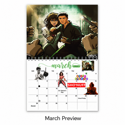 The Last Dragon Wall Calendar 2027