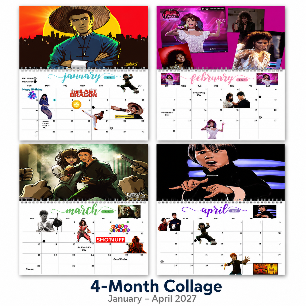 The Last Dragon Wall Calendar 2027