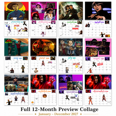 The Last Dragon Wall Calendar 2027
