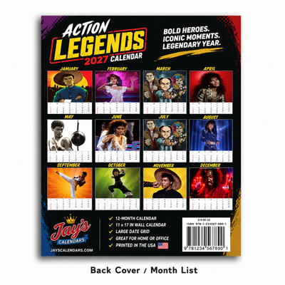 The Last Dragon Wall Calendar 2027