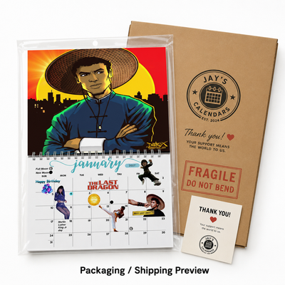 The Last Dragon Wall Calendar 2027