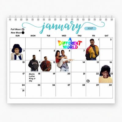 It's A Different World Wall Calendar 2027