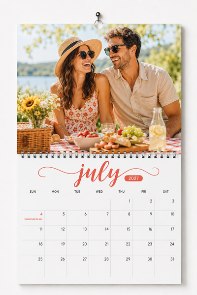 Custom Made 2027 Wall Calendar