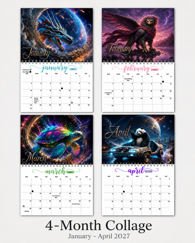 Sacred Animals Wall Calendar 2027