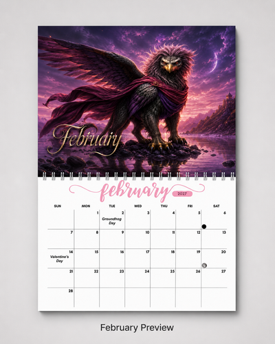 Sacred Animals Wall Calendar 2027