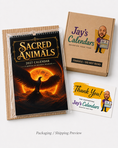 Sacred Animals Wall Calendar 2027