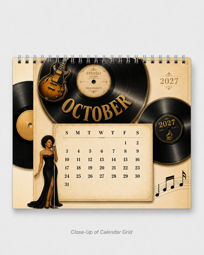 Vinyl Wall Calendar 2027