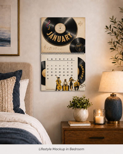 Vinyl Wall Calendar 2027