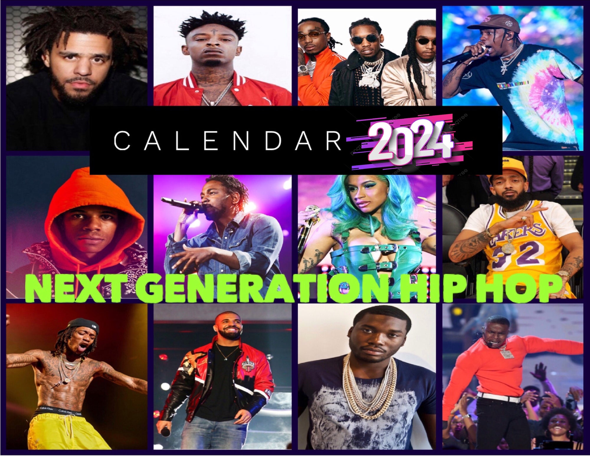 New Generation of Hip Hop 2025 Calendar