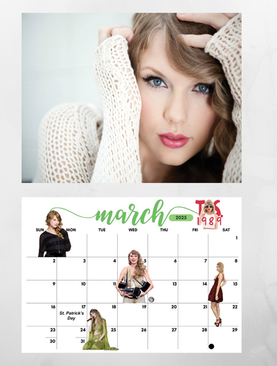 Taylor Swift calendar