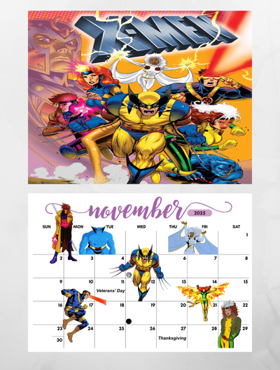 X-Men calendar